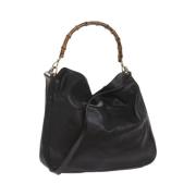 Pre-owned Leather gucci-bags Gucci Vintage , Black , Dames