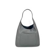 Pre-owned Leather handbags Prada Vintage , Gray , Dames