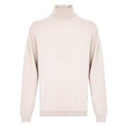 Crème Sweater Collectie Daniele Fiesoli , Beige , Heren