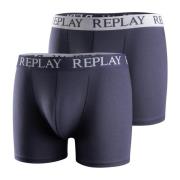 Heren Trunks 2-Pack Replay , Blue , Heren