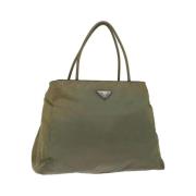 Pre-owned Nylon prada-bags Prada Vintage , Green , Dames