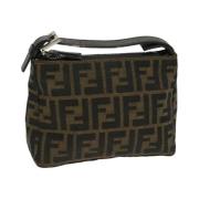 Pre-owned Canvas handbags Fendi Vintage , Black , Dames