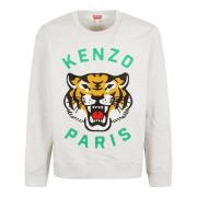 Grijze Sweatshirt Aw24 Kenzo , Gray , Heren