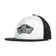 Klassieke Patch Trucker Pet Wit/Zwart Vans , White , Heren