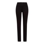 Zwarte Broek 71-1707 Stijlvol Model Brax , Black , Dames