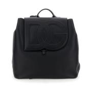 Zwarte tas met DG Emossed Dolce & Gabbana , Black , Heren