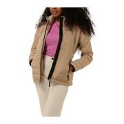 Gewatteerde Winterjas voor Dames Giacomo , Beige , Dames