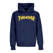 Navy Hoodie met Kangoeroezak Thrasher , Blue , Unisex