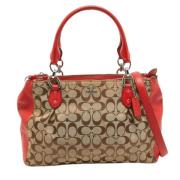 Pre-owned Canvas totes Coach Pre-owned , Red , Dames