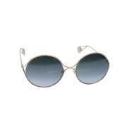 Pre-owned Metal sunglasses Gucci Vintage , Yellow , Dames