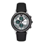 Renato Collection Chronograph Watch Emporio Armani , Black , Heren