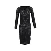 Pre-owned Wool dresses Tom Ford Pre-owned , Black , Dames