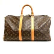 Pre-owned Canvas handbags Louis Vuitton Vintage , Brown , Dames