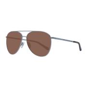 Aviator zonnebril met bruine lenzen Ted Baker , Gray , Heren