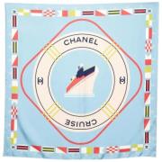 Pre-owned Silk scarves Chanel Vintage , Multicolor , Dames