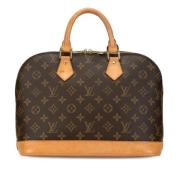 Pre-owned Plastic handbags Louis Vuitton Vintage , Brown , Dames