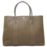 Pre-owned Leather handbags Hermès Vintage , Brown , Dames