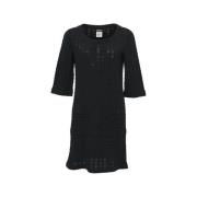 Pre-owned Cotton dresses Chanel Vintage , Black , Dames