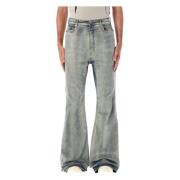 Bolan Bootcut Jeans Sky Aw24 Rick Owens , Blue , Heren