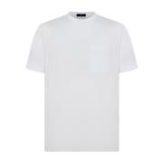 Moderne Wollen Trui met Zak Kiton , White , Heren