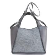 Pre-owned Leather handbags Stella McCartney Pre-owned , Gray , Dames