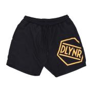 Logo Zwemshorts Zwart/Oranje Dolly Noire , Black , Heren