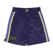 Mesh Basketbalshorts Blauw Dolly Noire , Blue , Heren