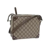 Pre-owned Canvas gucci-bags Gucci Vintage , Beige , Dames