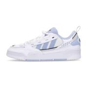 Blauwe Dawn Leren Sneaker met Rubberen Zool Adidas , Blue , Heren