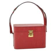 Pre-owned Leather louis-vuitton-bags Louis Vuitton Vintage , Red , Dam...