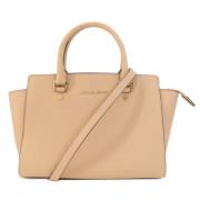 Pre-owned Leather handbags Michael Kors Pre-owned , Beige , Dames