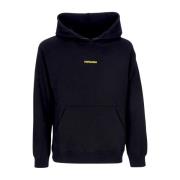 Zwarte hoodie met geribbelde details Propaganda , Black , Heren