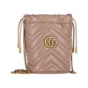 Pre-owned Leather gucci-bags Gucci Vintage , Beige , Dames