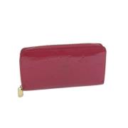 Pre-owned Leather wallets Louis Vuitton Vintage , Pink , Dames