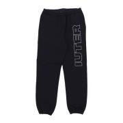 Zwarte Lichtgewicht Trainingsbroek Elastische Taille Iuter , Black , H...