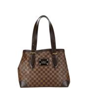 Pre-owned Fabric handbags Louis Vuitton Vintage , Brown , Dames