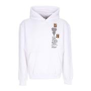 Draken Middeleeuwse Hoodie Wit Dolly Noire , White , Heren