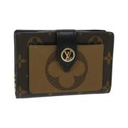 Pre-owned Canvas wallets Louis Vuitton Vintage , Brown , Dames