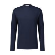 Katoenen Longsleeve Erwien Kiefermann , Blue , Heren