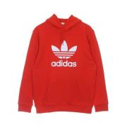 Lichtgewicht Hoodie met Trefoil logo Adidas , Red , Heren