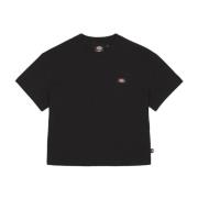 Relaxed Fit Dames Box Tee Dickies , Black , Dames