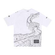 Chinese Muur Outline T-shirt Wit Dolly Noire , White , Heren