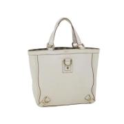 Pre-owned Leather gucci-bags Gucci Vintage , White , Dames