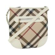 Pre-owned Shoulder Bag Burberry Vintage , Beige , Dames