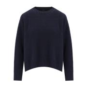 Blauwe Crewneck Natura Trui Max Mara Weekend , Blue , Dames