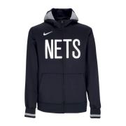 Brooklyn Nets Lichtgewicht Zip Hoodie Nike , Black , Heren