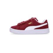 Regal Red/White Suède Lage Schoen Puma , Red , Heren