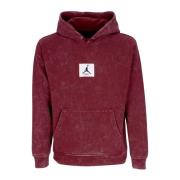 Rode Lichtgewicht Statement Hoodie met Kangoeroezak Jordan , Red , Her...