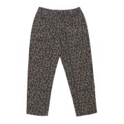 Gedrukte relaxte broek met zakken Vans , Brown , Dames