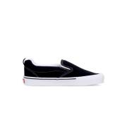 Slip-On Lage Top Zwart/Wit Sneakers Vans , Black , Heren